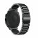 Стальной браслет Solid Stainless для Samsung Gear Sport / Gear S2 Classic / Galaxy Watch 42мм / Watch Active / Watch 3 (41мм) / Watch4 (черный)