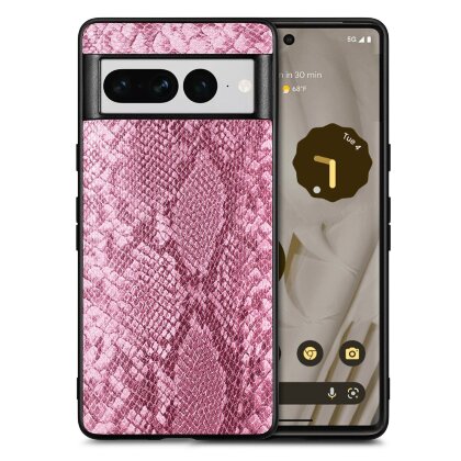 Чехол Snakeskin для Google Pixel 7 Pro (розовый)