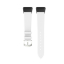 Кожаный ремешок для Huawei Band 6 / Honor Band 6 (белый)
