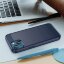 Чехол-накладка Carbon Fibre для iPhone 14 Plus (темно-синий)