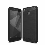 Чехол-накладка Carbon Fibre для Xiaomi Redmi 4X (черный) Чехол-накладка Carbon Fibre для Xiaomi Redmi 4X (черный)
