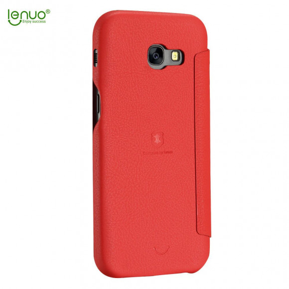 Чехол LENUO для Samsung Galaxy A7 (2017) SM-A720F (красный)