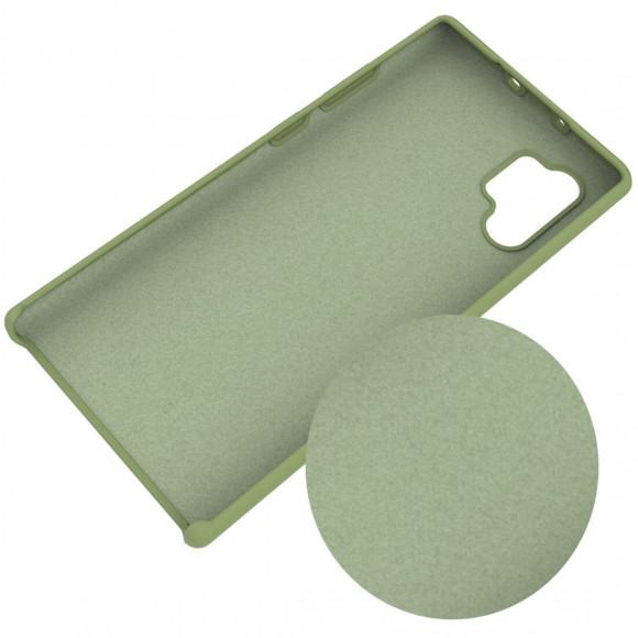 Силиконовый чехол Mobile Shell для Samsung Galaxy Note 10+ (Plus) (темно-зеленый) Силиконовый чехол Mobile Shell для Samsung Galaxy Note 10+ (Plus) (темно-зеленый)