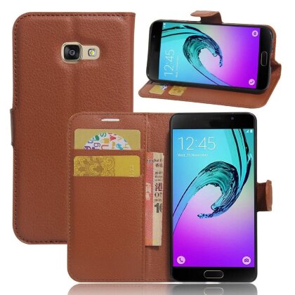 Чехол с визитницей для Samsung Galaxy A3 (2017) SM-A320F (коричневый)