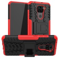 Чехол Hybrid Armor для Xiaomi Redmi Note 9 (черный + красный) Чехол Hybrid Armor для Xiaomi Redmi Note 9 (черный + красный)