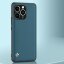 Чехол из искусственной кожи для iPhone 13 Pro Max (серо-синий)