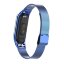 Сетчатый браслет с застежкой для Xiaomi Mi Band 4 (голубой)
