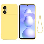 Силиконовый чехол Mobile Shell для Xiaomi Poco M4 5G Global (желтый) Силиконовый чехол Mobile Shell для Xiaomi Poco M4 5G Global (желтый)