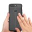 Чехол-накладка Litchi Grain для OnePlus 5T (красный)