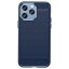 Чехол-накладка Carbon Fibre для iPhone 14 Pro (темно-синий)
