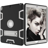 Гибридный TPU чехол для Apple iPad Pro 10.5 / iPad Air (2019) (черный + серый) Гибридный TPU чехол для Apple iPad Pro 10.5 / iPad Air (2019) (черный + серый)