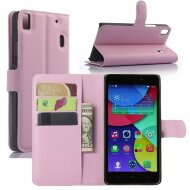 Чехол с визитницей для Lenovo A7000 / K3 Note (розовый)