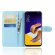 Чехол с визитницей для Asus ZenFone 5 ZE620KL / 5z ZS620KL (голубой)