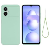 Силиконовый чехол Mobile Shell для Xiaomi Poco M4 5G Global (зеленый) Силиконовый чехол Mobile Shell для Xiaomi Poco M4 5G Global (зеленый)