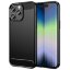 Чехол-накладка Carbon Fibre для iPhone 14 Pro (черный)