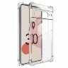 Силиконовый чехол с усиленными бортиками для Google Pixel 7 Pro (прозрачный)