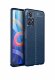 Чехол-накладка Litchi Grain для Xiaomi Poco M4 Pro 5G (темно-синий)