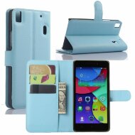 Чехол с визитницей для Lenovo A7000 / K3 Note (голубой)
