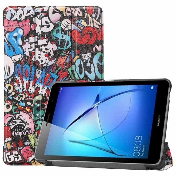 Чехол Smart Case для Huawei MatePad T8 (Graffiti)