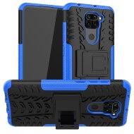 Чехол Hybrid Armor для Xiaomi Redmi Note 9 (черный + голубой) Чехол Hybrid Armor для Xiaomi Redmi Note 9 (черный + голубой)