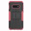 Чехол Hybrid Armor для Samsung Galaxy S10e (черный + розовый)