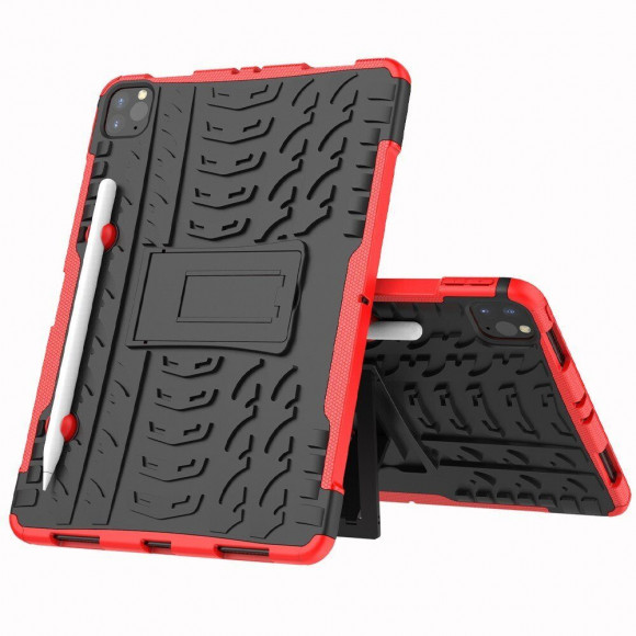 Чехол Hybrid Armor для iPad Pro 11 (2022, 2021, 2020) (черный + красный) Чехол Hybrid Armor для iPad Pro 11 (2022, 2021, 2020) (черный + красный)