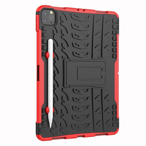 Чехол Hybrid Armor для iPad Pro 11 (2022, 2021, 2020) (черный + красный) Чехол Hybrid Armor для iPad Pro 11 (2022, 2021, 2020) (черный + красный)