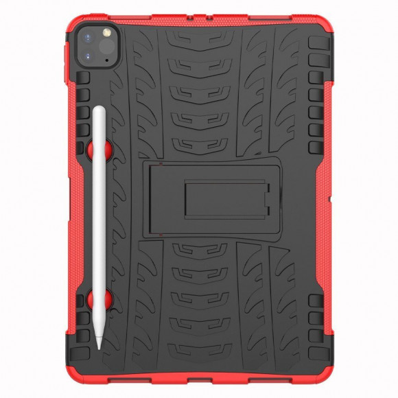 Чехол Hybrid Armor для iPad Pro 11 (2022, 2021, 2020) (черный + красный) Чехол Hybrid Armor для iPad Pro 11 (2022, 2021, 2020) (черный + красный)