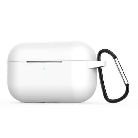 Силиконовый чехол для наушников Apple AirPods Pro (белый)