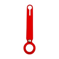 Удлиненная силиконовая подвеска для AirTag (красный)