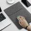 Чехол с магнитной крышкой TAIKESEN для ноутбука и Macbook 13,3 дюйма (светло-серый)
