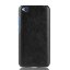 Кожаная накладка-чехол для Xiaomi Redmi Go (черный)