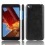 Кожаная накладка-чехол для Xiaomi Redmi Go (черный)