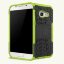 Чехол Hybrid Armor для Samsung Galaxy A3 (2017) SM-A320F (черный + зеленый)