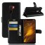 Чехол с визитницей для Xiaomi Pocophone F1 / Poco F1 (черный)