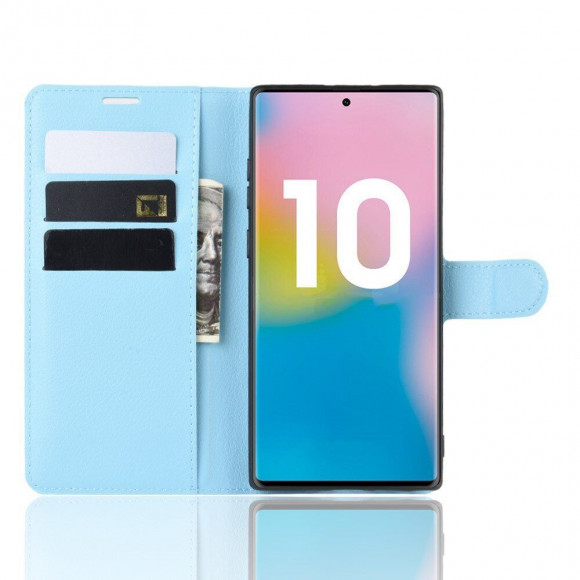 Чехол для Samsung Galaxy Note 10+ (Plus) (голубой) Чехол для Samsung Galaxy Note 10+ (Plus) (голубой)