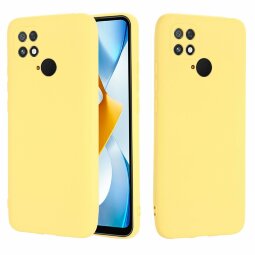 Силиконовый чехол Mobile Shell для Xiaomi Poco C40 (желтый)