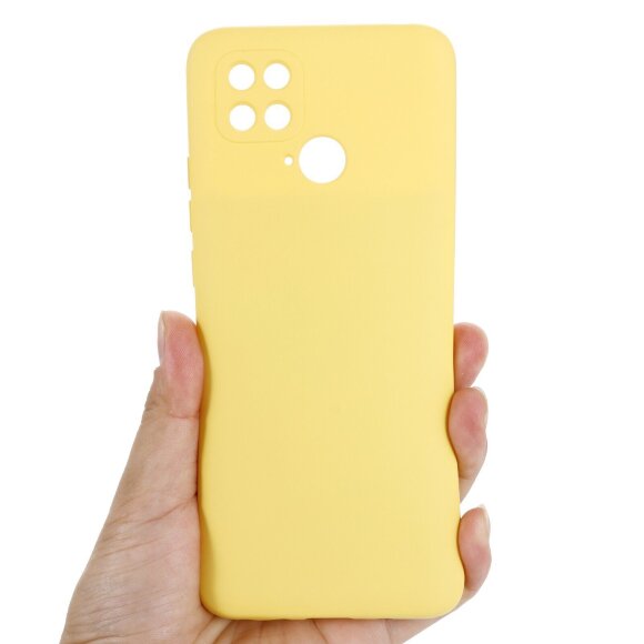 Силиконовый чехол Mobile Shell для Xiaomi Poco C40 (желтый)