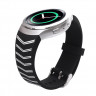 Силиконовый ремешок Watch Silk для Samsung Gear S2 (черный)