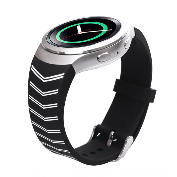 Силиконовый ремешок Watch Silk для Samsung Gear S2 (черный) Силиконовый ремешок Watch Silk для Samsung Gear S2 (черный)