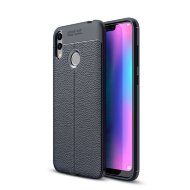 Чехол-накладка Litchi Grain для Huawei Honor 8C (темно-синий) Чехол-накладка Litchi Grain для Huawei Honor 8C (темно-синий)