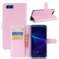 Чехол с визитницей для Huawei Honor V10 / View 10 (розовый) Чехол с визитницей для Huawei Honor V10 / View 10 (розовый)