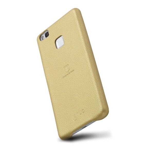 Кожаная накладка LENUO для Huawei P9 Lite (золотой) Кожаная накладка LENUO для Huawei P9 Lite (золотой)