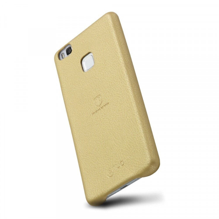 Кожаная накладка LENUO для Huawei P9 Lite (золотой)