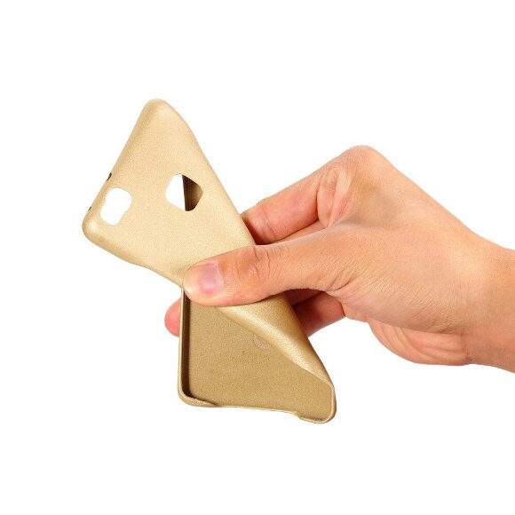 Кожаная накладка LENUO для Huawei P9 Lite (золотой) Кожаная накладка LENUO для Huawei P9 Lite (золотой)