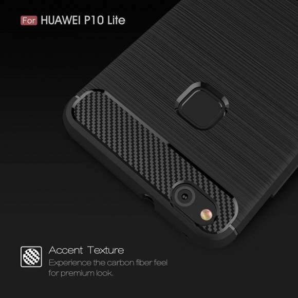 Чехол-накладка Carbon Fibre для Huawei P10 Lite (красный) Чехол-накладка Carbon Fibre для Huawei P10 Lite (красный)