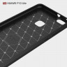 Чехол-накладка Carbon Fibre для Huawei P10 Lite (красный)