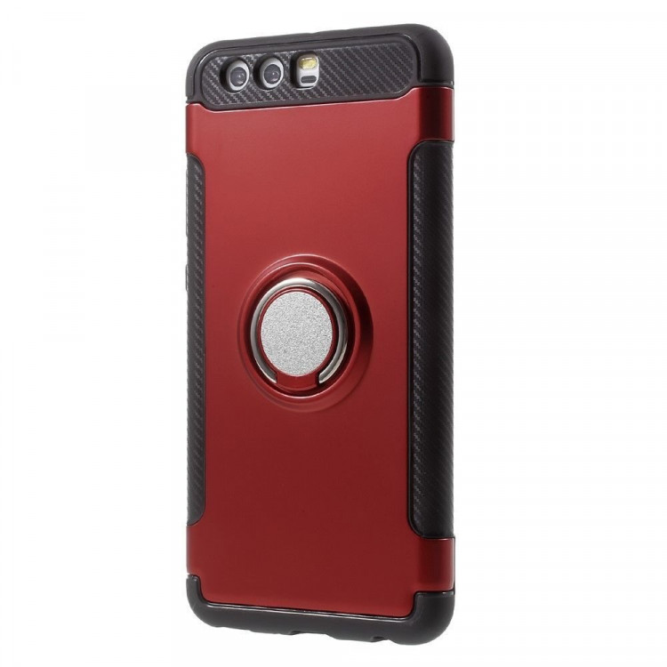 Чехол Hybrid Kickstand для Huawei P10 Plus (красный)