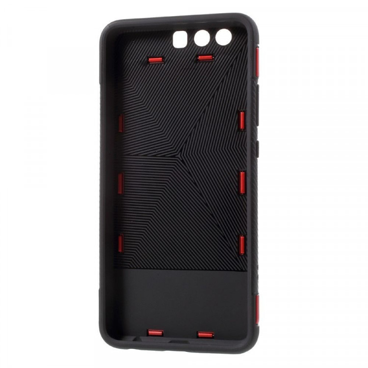 Чехол Hybrid Kickstand для Huawei P10 Plus (красный)