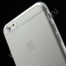 Чехол из мягкого пластика для iPhone 6 Plus (прозрачный)